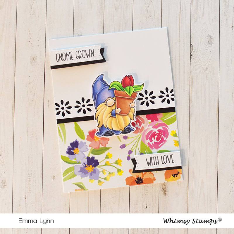 Gnome Gardeners Clear Stamps - Whimsy Stamps