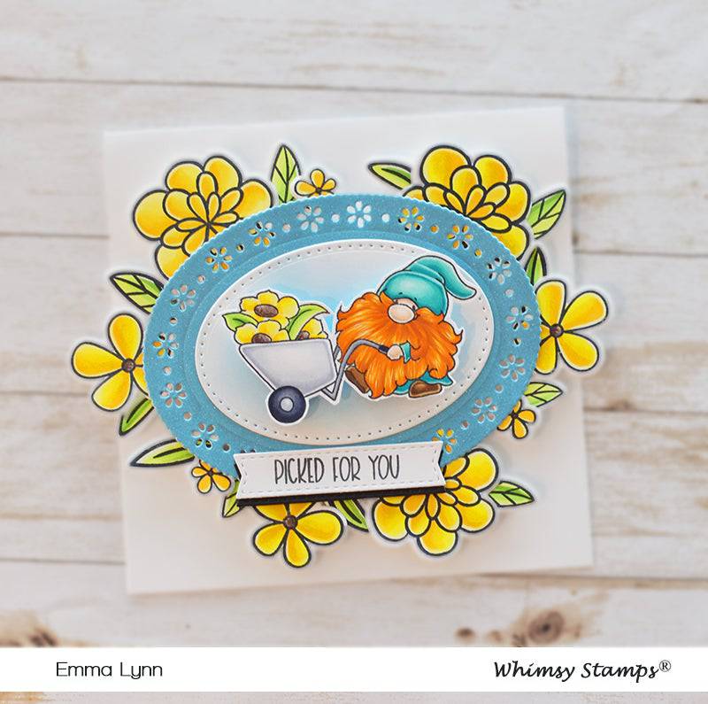 Gnome Gardeners Clear Stamps - Whimsy Stamps