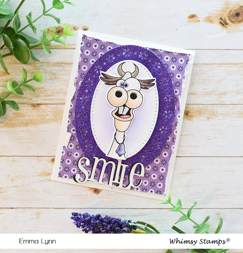 Hee Haw Clear Stamp and Die Combo - Whimsy Stamps