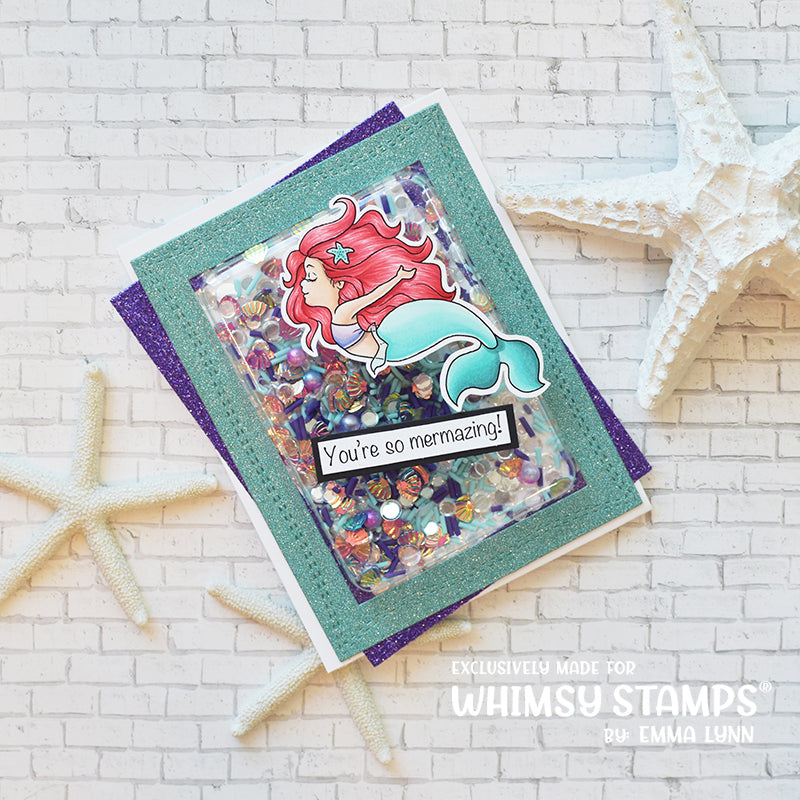 **NEW Mermaid Moments Clear Stamps - Whimsy Stamps