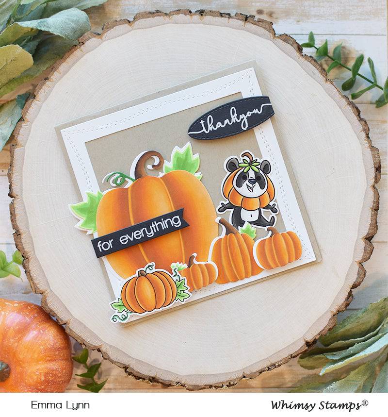 Build-a-Pumpkin Patch Die Set - Whimsy Stamps