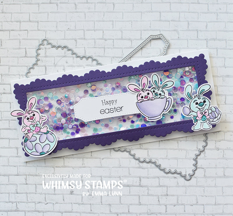 Slimline Fancy Frame Die - Whimsy Stamps