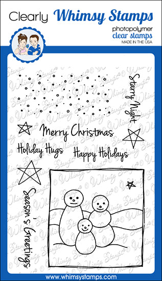 **NEW FaDoodle Starry Night Clear Stamps - Whimsy Stamps