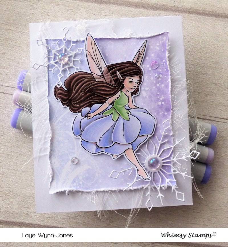 6x6 Paper Pack - Blurry Flurries - Whimsy Stamps