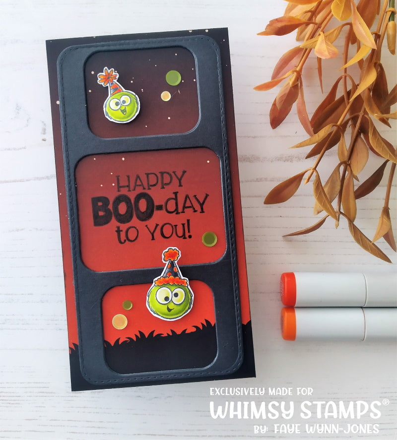 **NEW Boo Day Clear Stamps - Whimsy Stamps