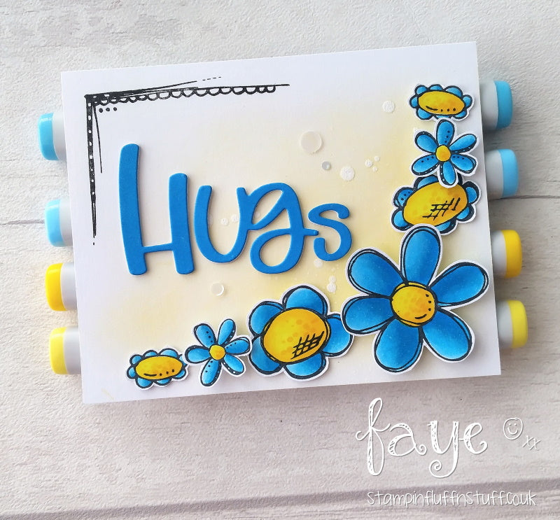 Big Hugs Word Die Set - Whimsy Stamps