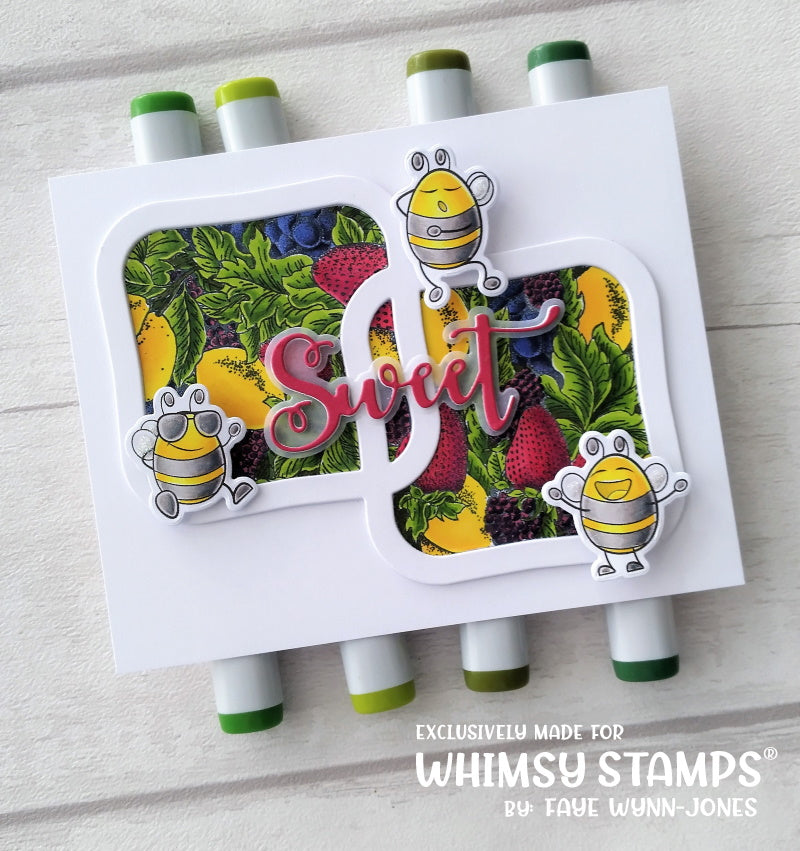 **NEW Connected Tiles Frame Die - Whimsy Stamps