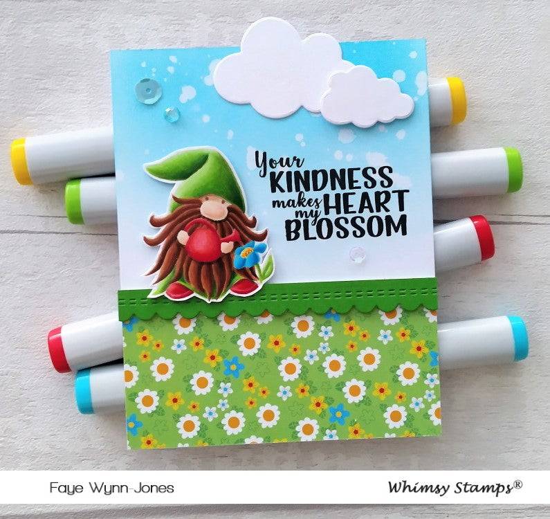 Gnome Gardeners Clear Stamps - Whimsy Stamps