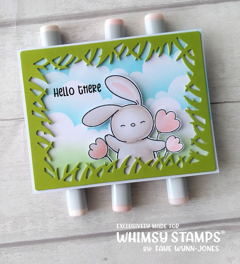 **NEW It's Cloudy - 6x9 Stencil - Whimsy Stamps