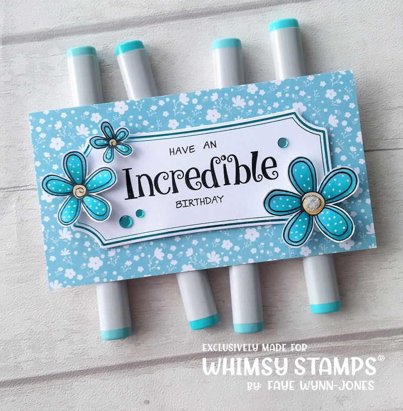 **NEW Mini Slim Notched Die Set - Whimsy Stamps