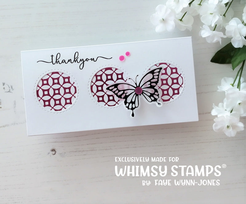 **NEW Mini Slim Tri-Fold Die Set - Whimsy Stamps