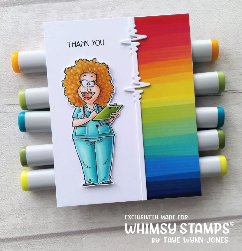 **NEW Nurses Day Clear Stamps - Whimsy Stamps