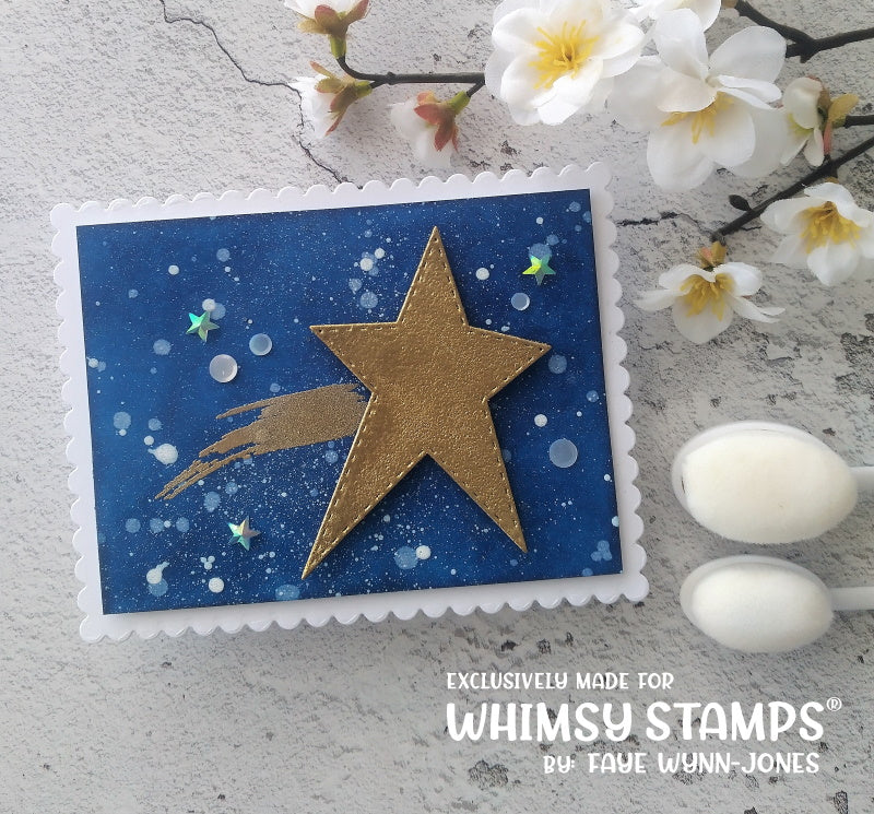 **NEW Paint Brush Strokes Clear Stamps - Whimsy Stamps