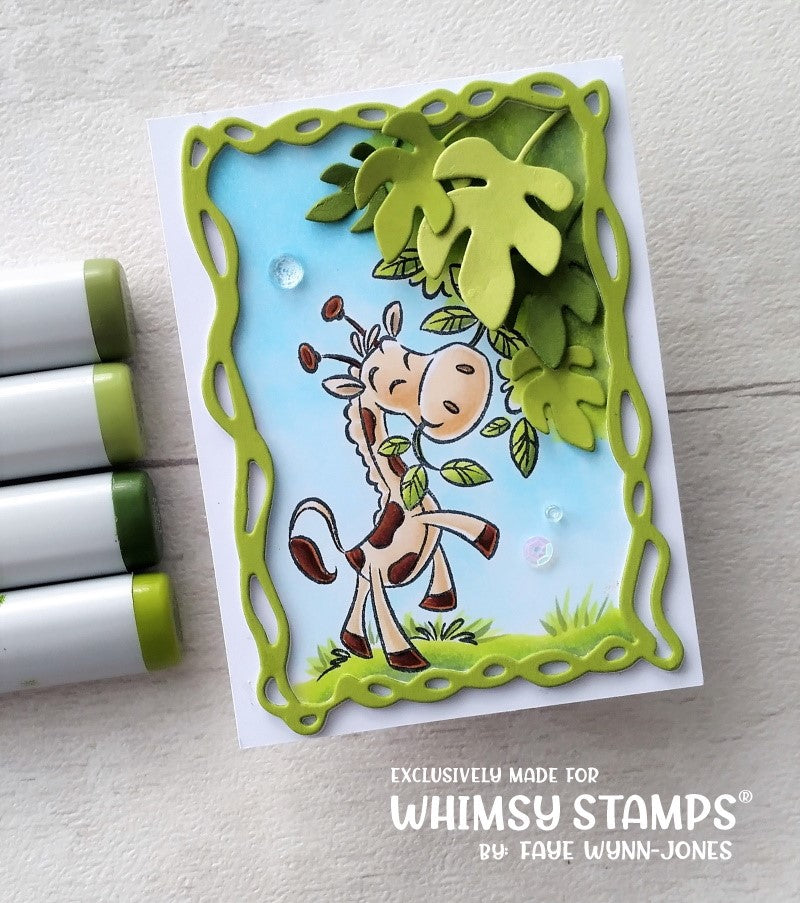 **NEW Safari Animals Clear Stamps - Whimsy Stamps