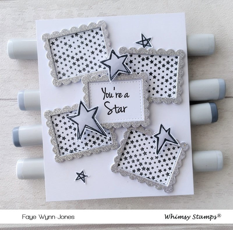 Micro Patterns Clear Stamps - Whimsy Stamps