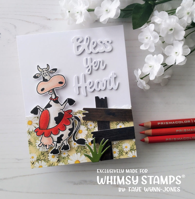 **NEW Bless Yer Heart Word Die - Whimsy Stamps