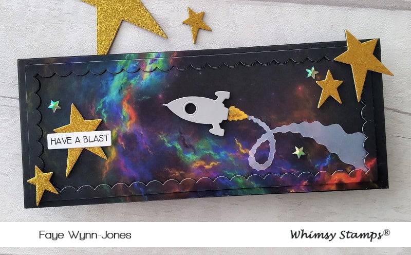 Slimline Paper Pack - Nebula - Whimsy Stamps