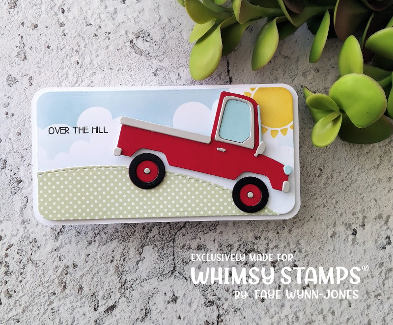 **NEW It's Sunny - 6x9 Stencil - Whimsy Stamps