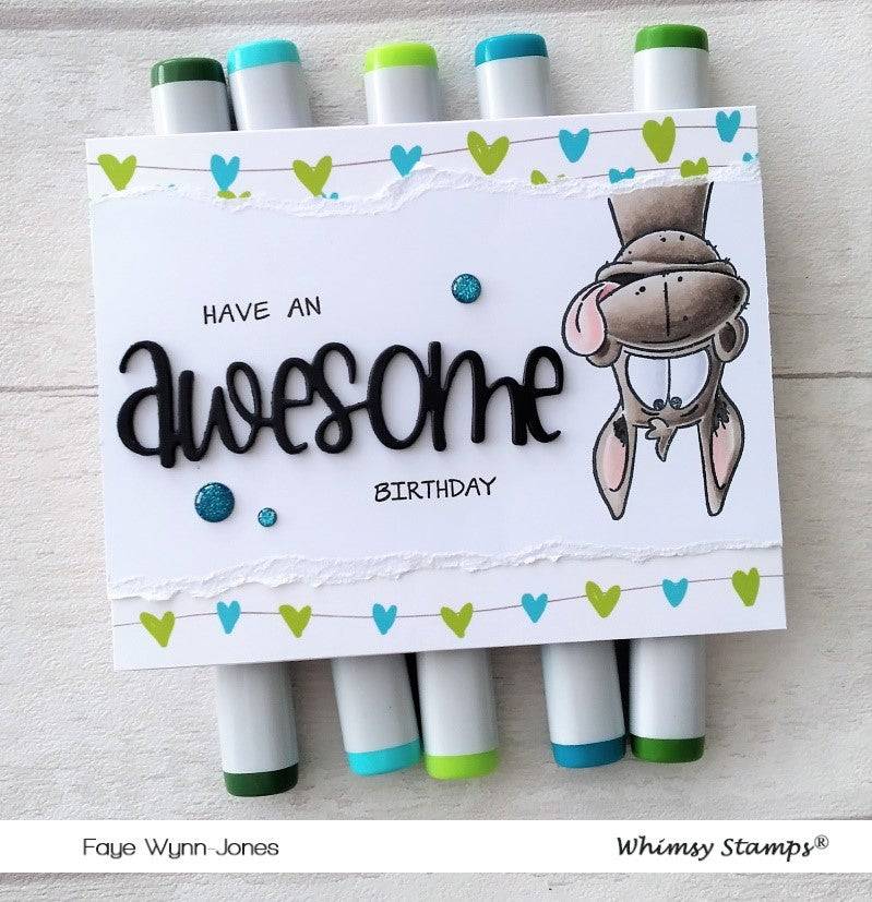 Wonky Donkey Clear Stamps - Whimsy Stamps