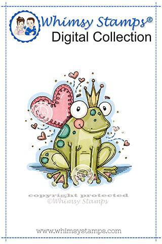 Frog Prince - Digital Stamp - Whimsy Stamps