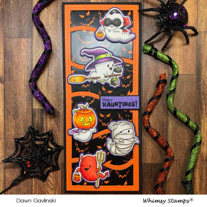 Halloween Ghost Gang - Digital Stamp - Whimsy Stamps