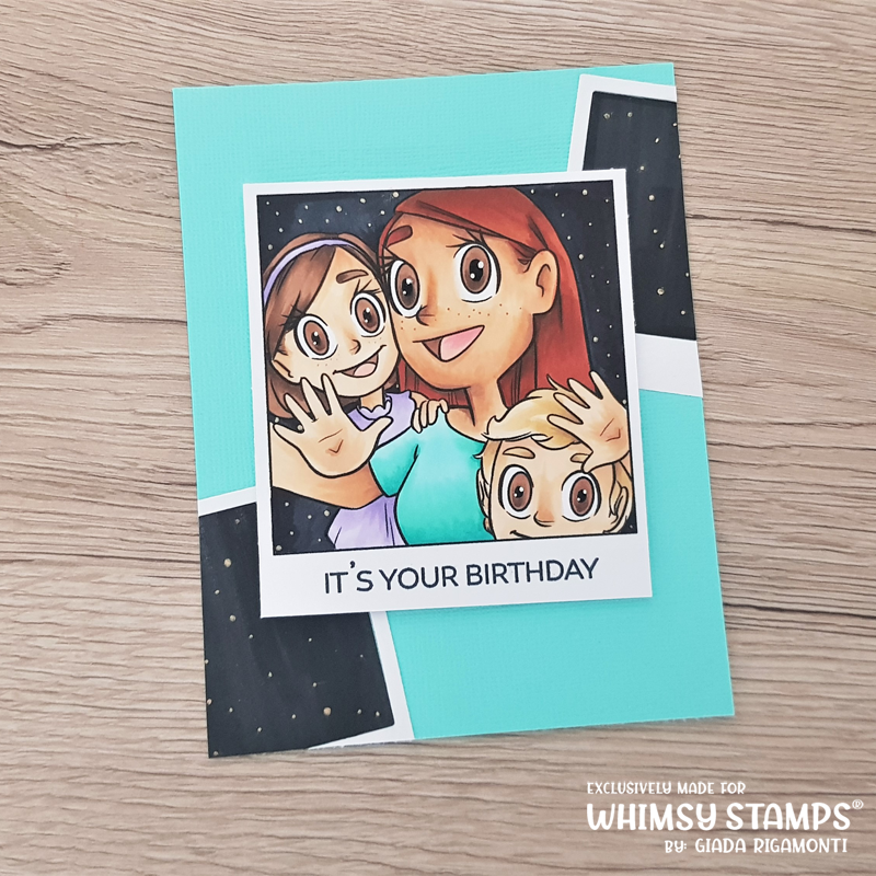 Kids Selfie - Digital Stamp - Whimsy Stamps