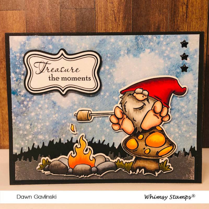 Gnome Smores - Digital Stamp - Whimsy Stamps