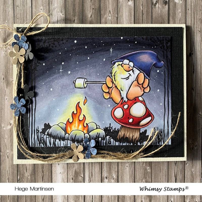 Gnome Smores - Digital Stamp - Whimsy Stamps