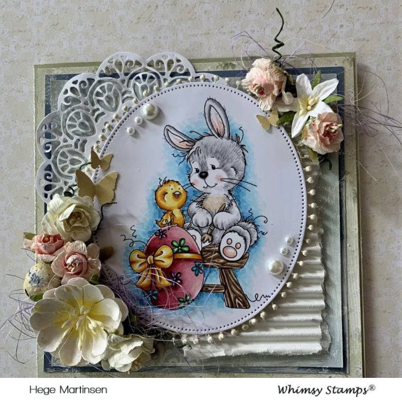 Easter Bunny - Digital Stamp - Whimsy Stamps