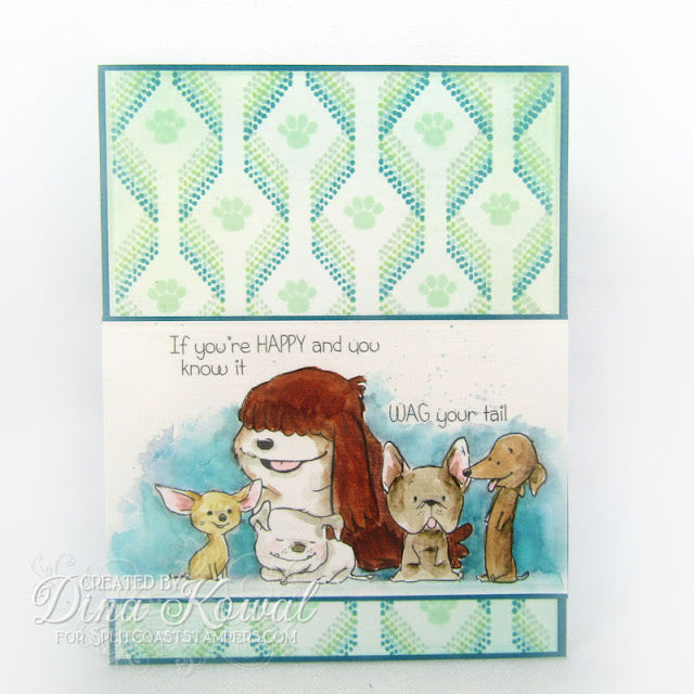 Adopt Don't Shop DOGS Clear Stamps - Whimsy Stamps