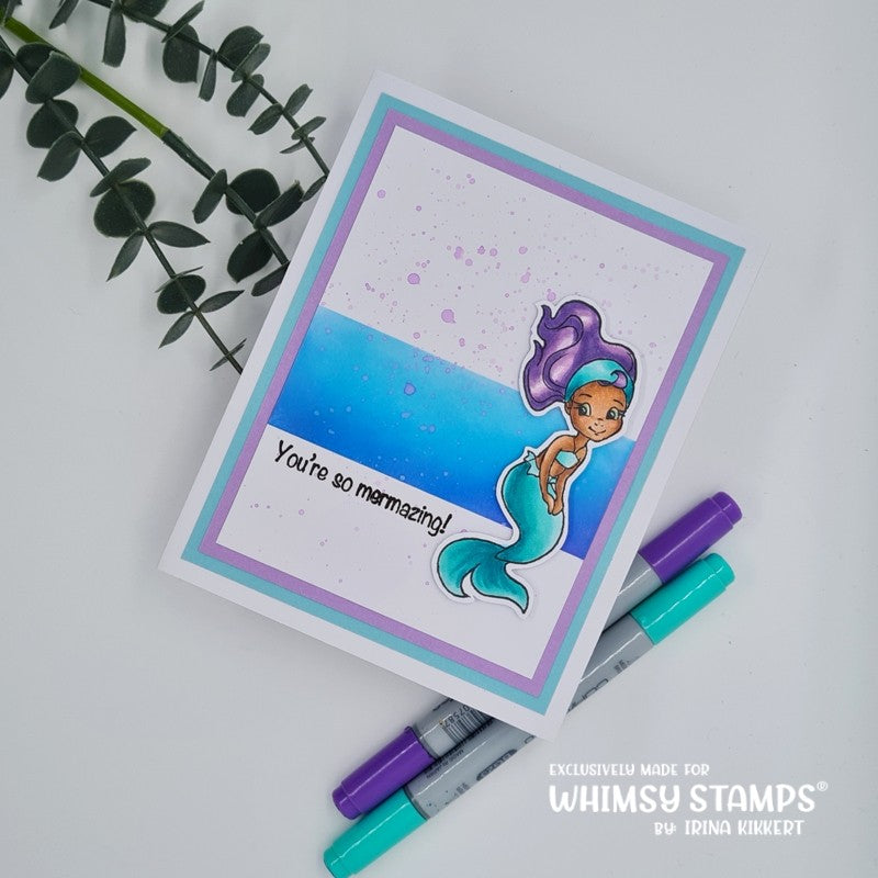 **NEW Mermaid Moments Outlines Die Set - Whimsy Stamps