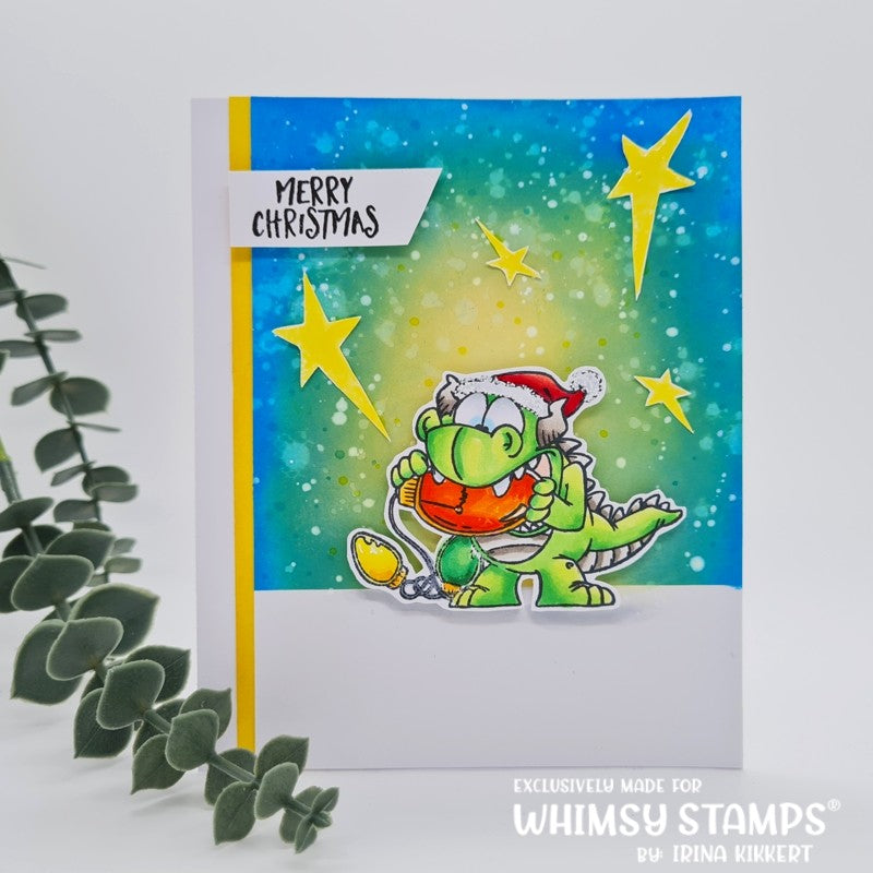 **NEW Dudley's Christmas Clear Stamps - Whimsy Stamps