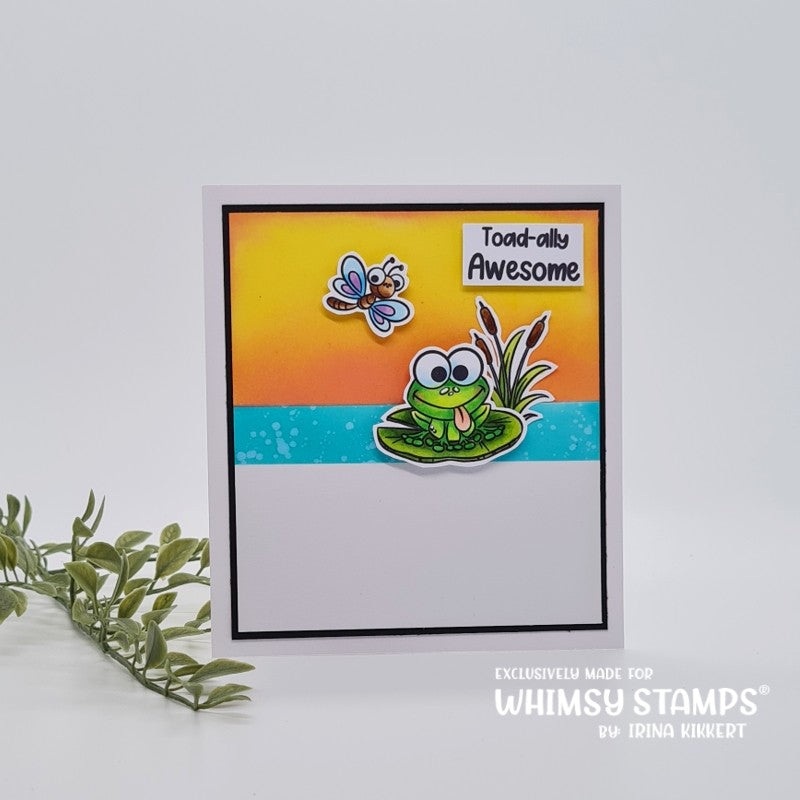 **NEW Toadally Awesome Clear Stamps - Whimsy Stamps