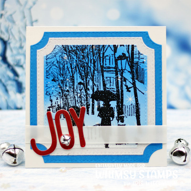 **NEW 6x6 Paper Pack - Blissful Blues - Whimsy Stamps