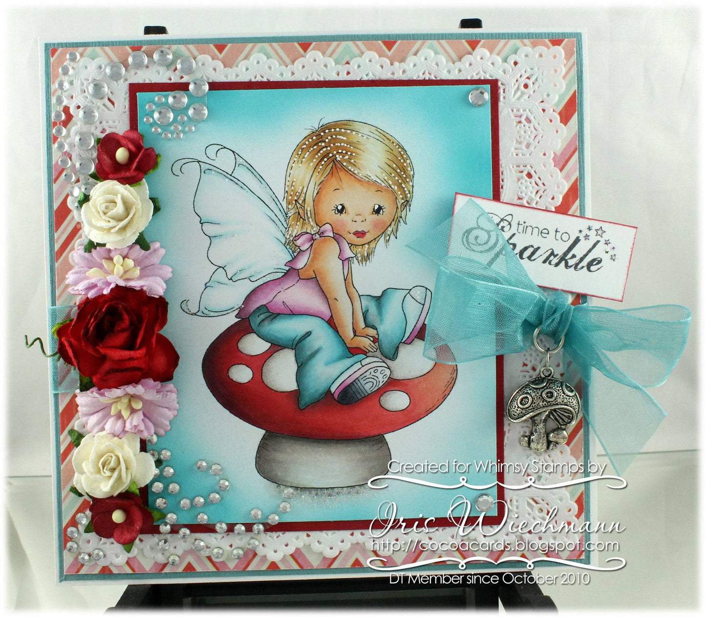 Young Spring Fairy - Digital Stamp - Whimsy Stamps