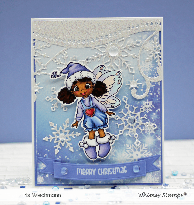 6x6 Paper Pack - Blurry Flurries - Whimsy Stamps