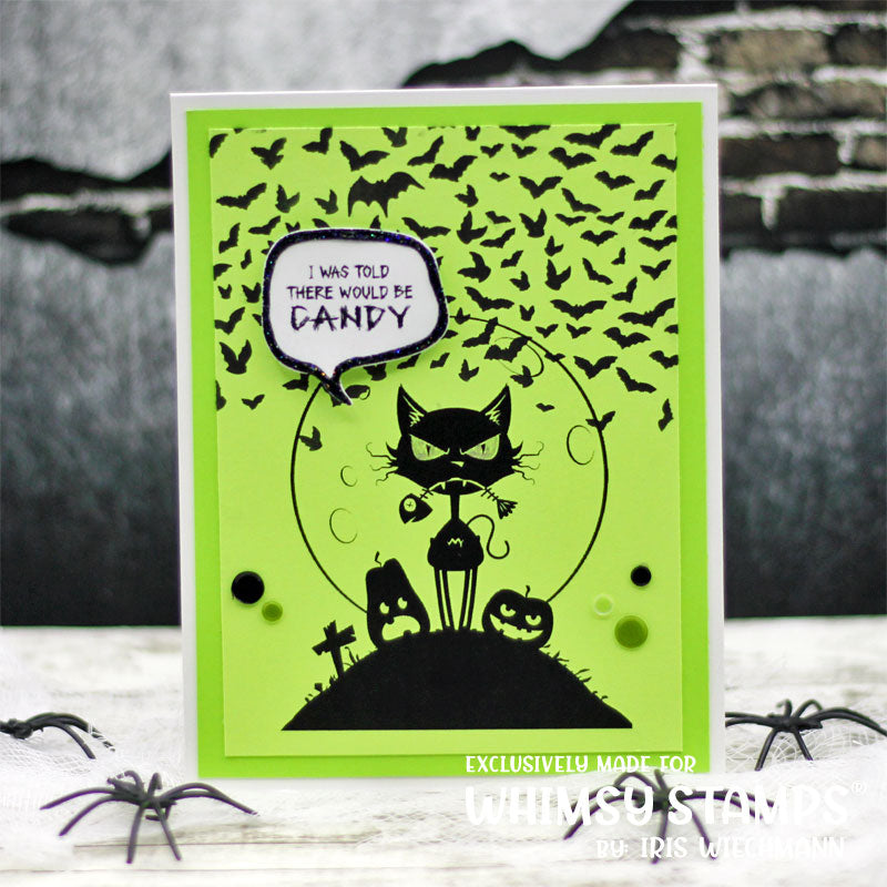 **NEW ATC Hiss Off Clear Stamps - Whimsy Stamps