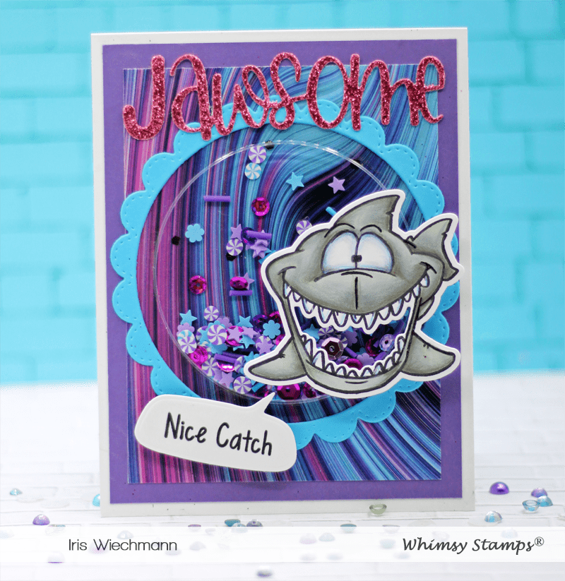 Lookin' Shark Outlines Die Set - Whimsy Stamps