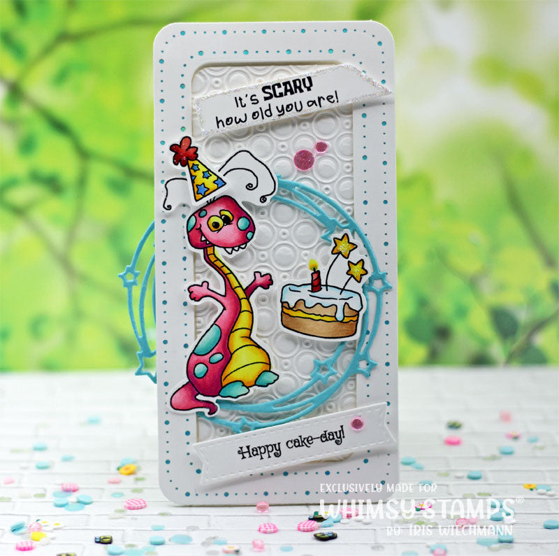 **NEW Monster Birthday Clear Stamps - Whimsy Stamps