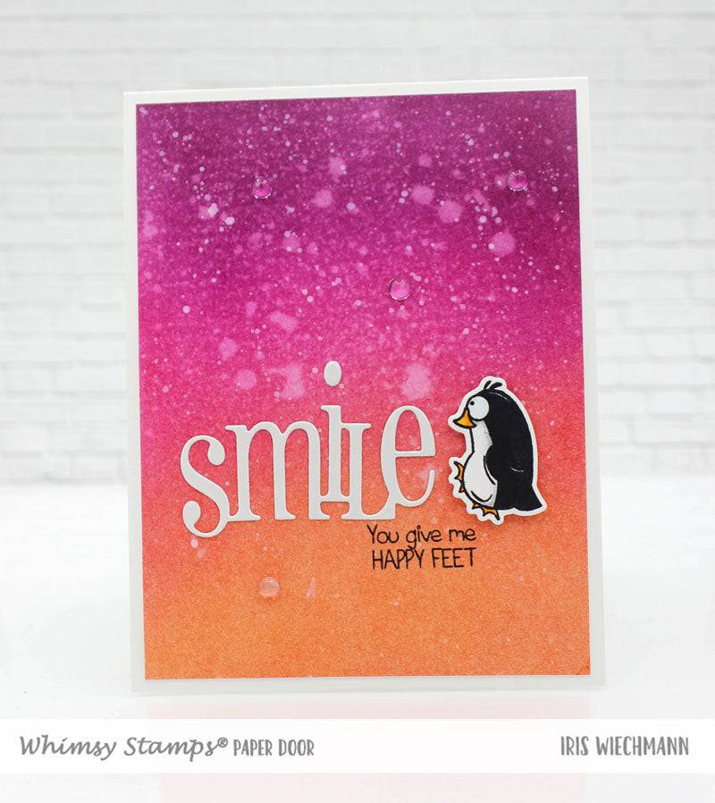 Smile Large Word Die - Whimsy Stamps