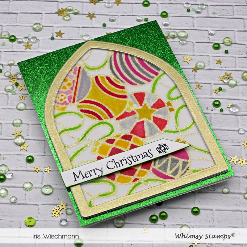 **NEW Stained Glass Window Die Set - Whimsy Stamps