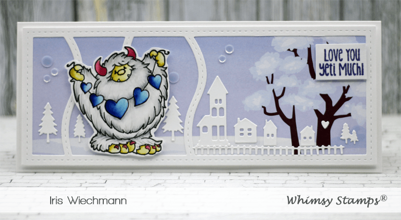 Slimline Paper Pack - Frozen - Whimsy Stamps