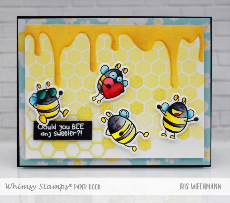 Bizzy Bees Outline Die Set - Whimsy Stamps