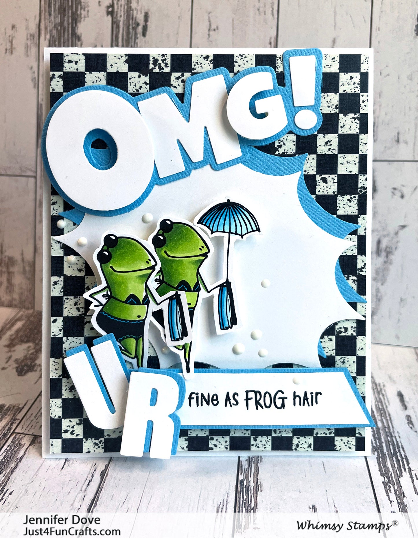 OMG! Word and Shadow Die Set - Whimsy Stamps