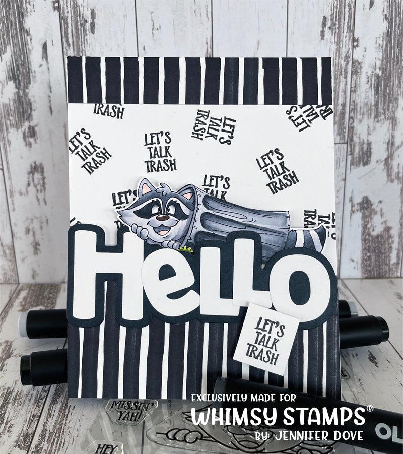 **NEW Coon Talk Clear Stamps - Whimsy Stamps