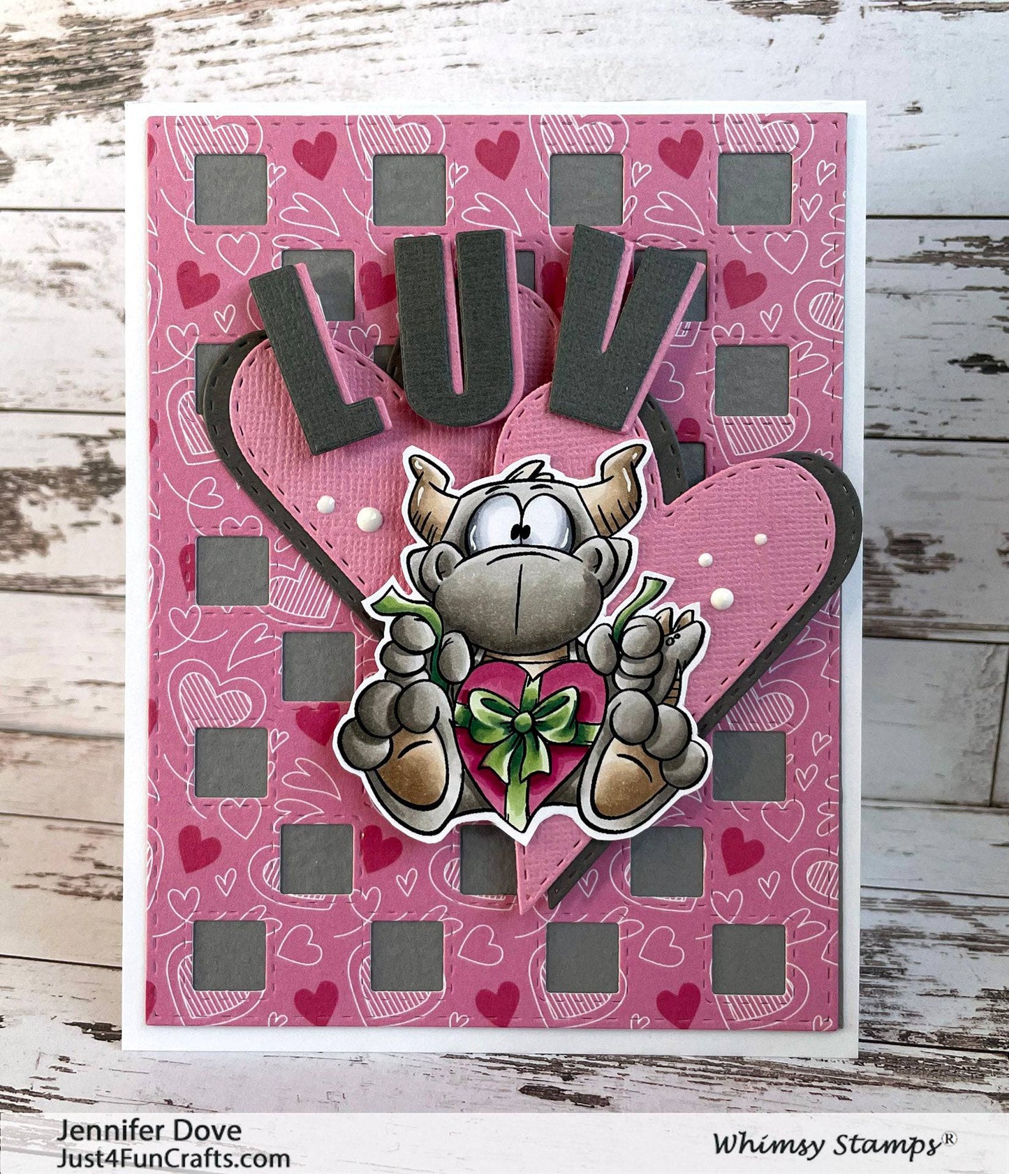 Dudley's Mailed with Love Clear Stamps - Whimsy Stamps