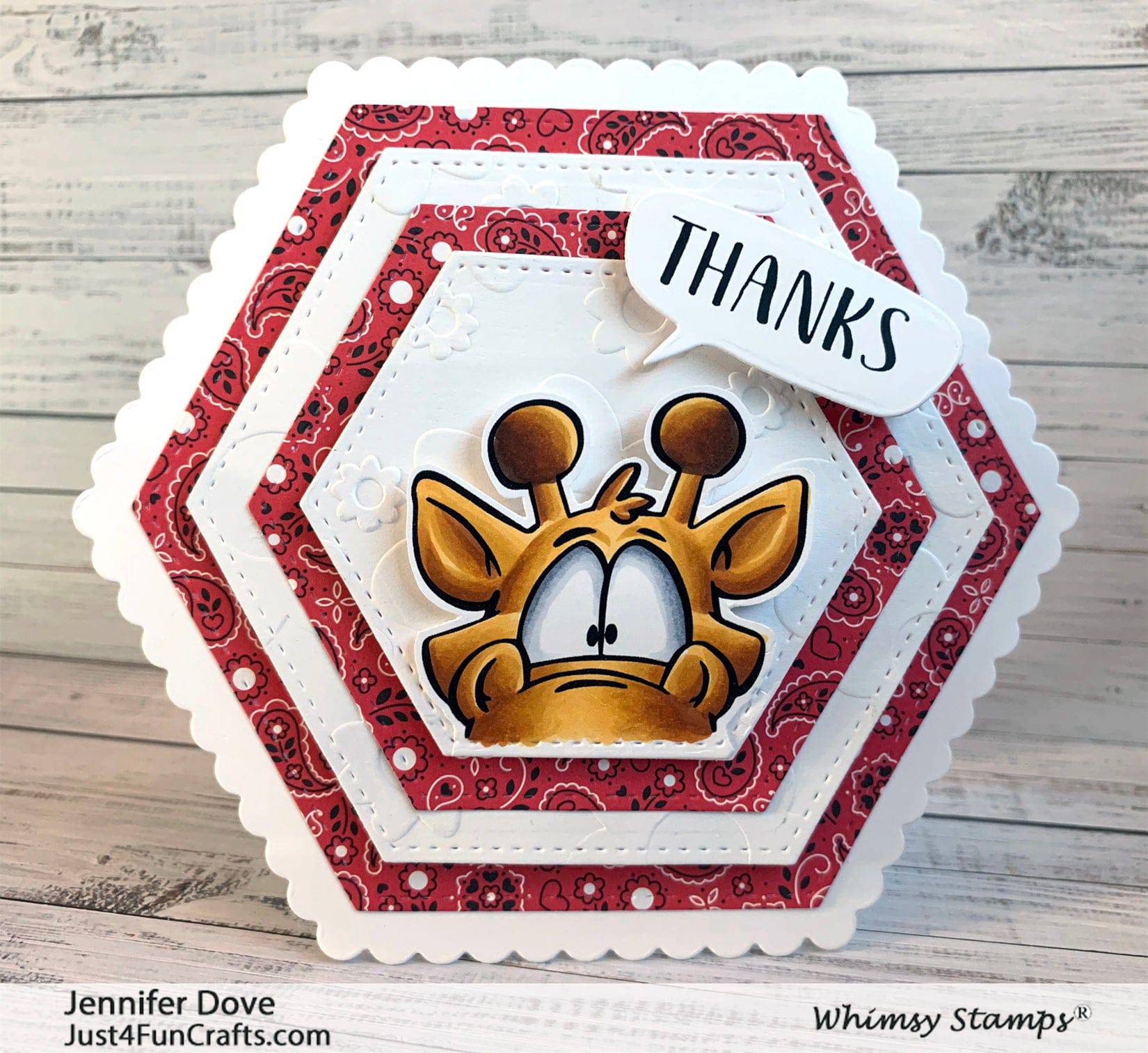 Nested Hexagon Die Set - Whimsy Stamps