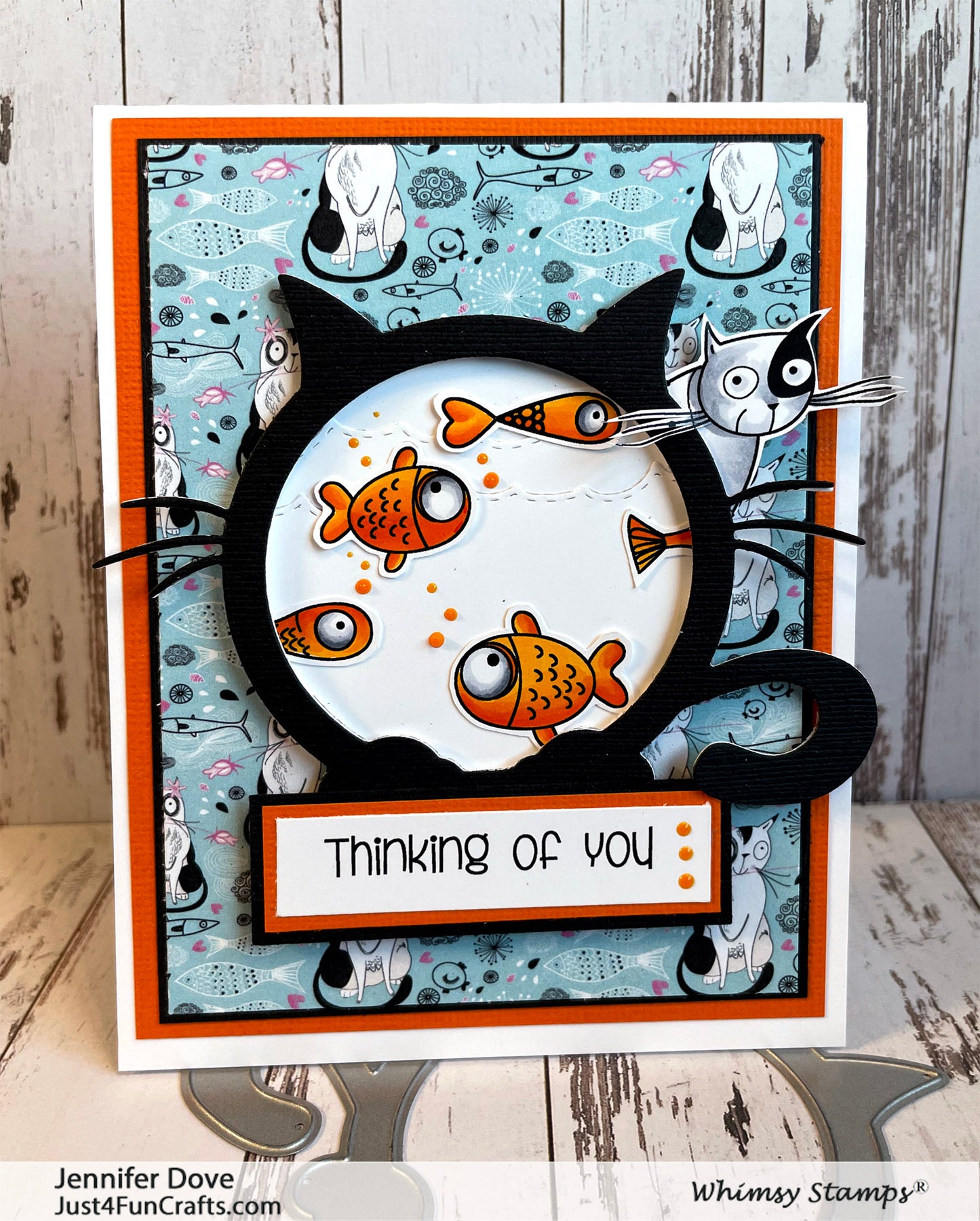 **NEW Kitty Frame Die - Whimsy Stamps