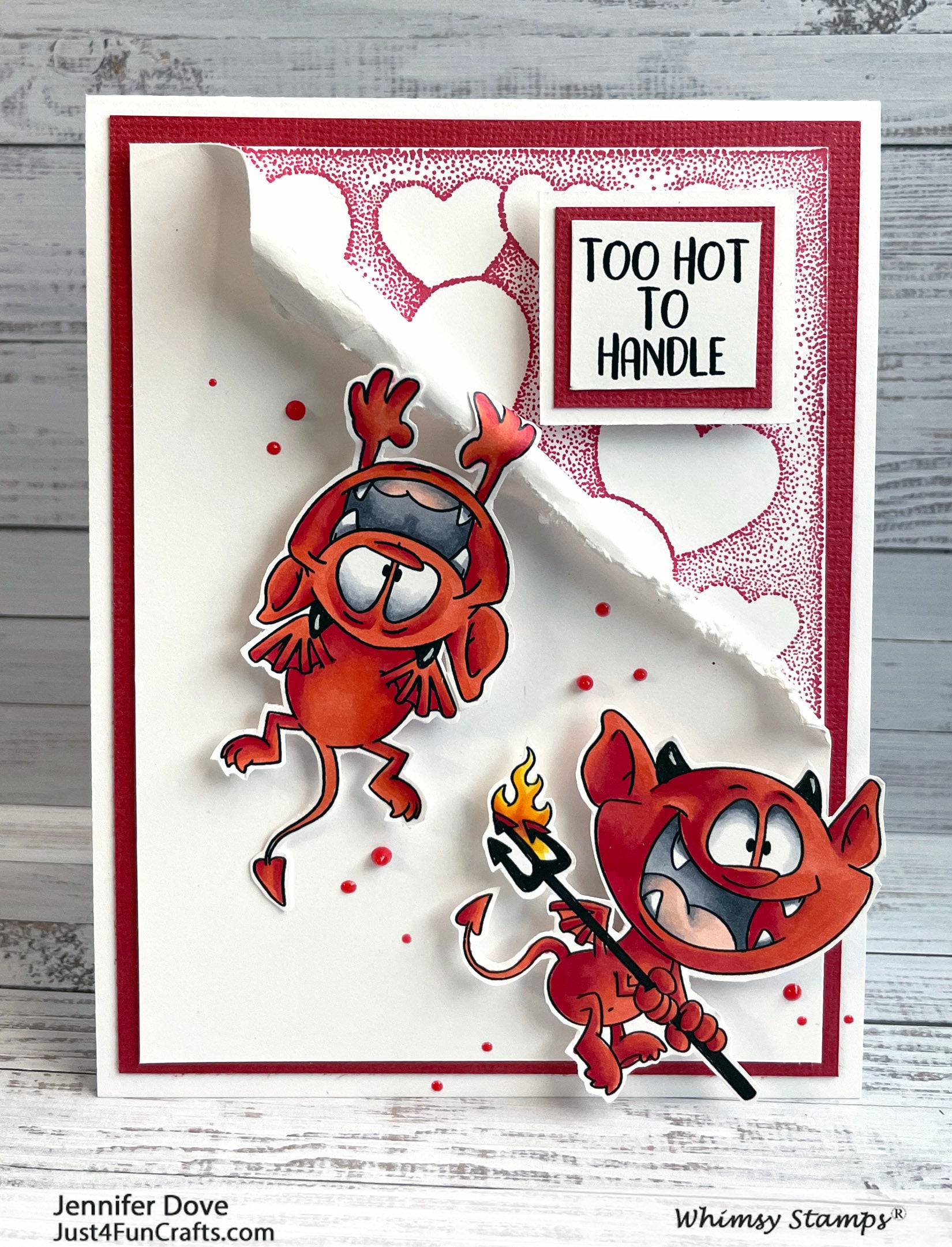 **NEW Little Devils Clear Stamps - Whimsy Stamps