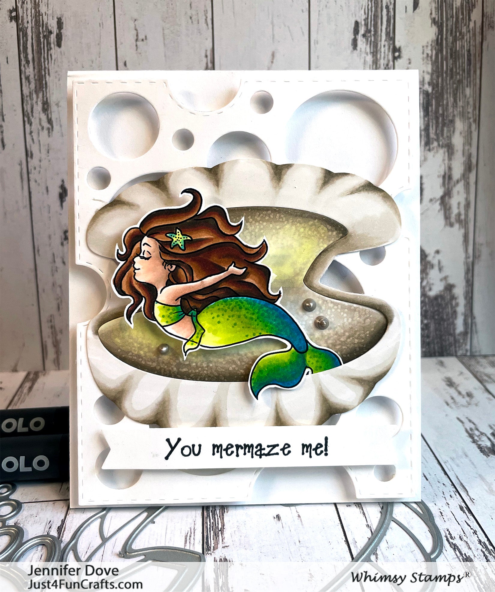 *NEW Mermaid Moments Clear Stamps - Whimsy Stamps